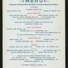 BUFFET TRAIN LUNCH [held by] CHICAGO AND ALTON RR [at] EN ROUTE (RR;)
