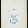 NATIONAL CONVENTION [held by] NATIONAL ARCHITECTURAL CLUBS [at] "CENTURY CLUB,CLEVELAND,OHIO;" (CLUB)