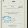 20TH ANNUAL DINNER [held by] S.O.T.Q. BOWLING CLUB [at] "MANHATTAN HOTEL, NY" (HOTEL;)