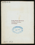 1ST ANNUAL BANQUET [held by] EASTERN ALUMNI OF UNIVERSITY OF CHICAGO [at] "MANHATTAN HOTEL, NY" (HOTEL;)