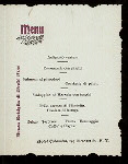 DINNER [held by] PIETRO CAPOZZOLI & LINA DE OPTATIS [at] "COLOMBO HOTEL,149 BLEECKER ST. NY" (HOTEL)