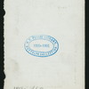 DINNER [held by] PIETRO CAPOZZOLI & LINA DE OPTATIS [at] "COLOMBO HOTEL,149 BLEECKER ST. NY" (HOTEL)