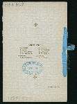 3RD ANNUAL BANQUET [held by] PHARMACEUTICAL ASSOCIATION OF THE PROVINCE OF QUEBEC [at] "PLACE VIGOR HOTEL, MONTREAL,CANADA" (HOTEL;)