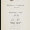 DINNER [held by] HAMBURG-AMERICA LINE [at] EN-ROUTE EXPRESS-STEAMER FURST BISMARCK (SS;)