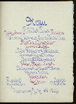 DINNER [held by] CHICAGO ATHLETIC ASSOCIATION [at] "[CHICAGO, IL]"