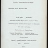DINNER [held by] NORDDEUTSCHER LLOYD BREMEN [at] STEAMSHIP KAISER WILHELM DER GROSSE (SS;)
