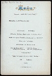 DINNER [held by] NORDDEUTSCHER LLOYD BREMEN [at] STEAMSHIP KAISER WILHELM DER GROSSE (SS;)