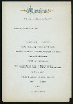 DINNER [held by] NORDDEUTSCHER LLOYD BREMEN [at] STEAMSHIP KAISER WILHELM DER GROSSE (SS;)