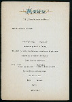 DINNER [held by] NORDDEUTSCHER LLOYD BREMEN [at] STEAMSHIP KAISER WILHELM DER GROSSE (SS;)