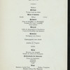 DINNER FOR CHAIRMEN HON.RANDOLPH GUGGENHEIMER AND GENERAL DANIEL BUTTERFIELD [held by] PLAN AND SCOPE COMMITTEE OF THE DEWEY CELEBRATION [at] "DELMONICOS,[NEW YORK]" (REST;)