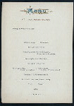 DINNER [held by] NORDDEUTSCHER LLOYD BREMEN [at] STEAMSHIP KAISER WILHELM DER GROSSER (SS;)