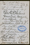 DINNER IN HONOR OF MOST WORSHIPFUL JOSIAH W. EWAN, GRAND MASTER OF MASONS OF STATE OF NEW JERSEY [held by] GRAND MASTER OF NEW YORK [at] "DEMOCRATIC CLUB, NEW YORK, NY" (OTHER (CLUB);)