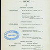 DINNER IN HONOR OF MOST WORSHIPFUL JOSIAH W. EWAN, GRAND MASTER OF MASONS OF STATE OF NEW JERSEY [held by] GRAND MASTER OF NEW YORK [at] "DEMOCRATIC CLUB, NEW YORK, NY" (OTHER (CLUB);)