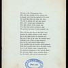 THANKSGIVING DINNER [held by] BROADWAY CENTRAL HOTEL [at] "NEW YORK, NY" (HOTEL;)