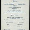 THANKSGIVING DINNER [held by] BRIGGS HOUSE [at] "CHICAGO, IL" (HOTEL;)