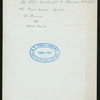 DINNER ON SPECIAL TRAIN FOR SEC'Y OF WAR ELIHU ROOT AND PARTY [held by] PENNSYLVANIA RAILROAD [at] ENROUTE FROM WASH TO PHILADELPHIA AND RETURN; (RR;)