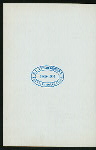 2ND ANNUAL DINNER [held by] RHODE ISLAND BAR ASSOCIATION [at] RHODE ISLAND (?)