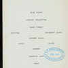BANQUET TO  MEMBERS OF FOOTBALL TEAM [held by] COLBY ACADEMY [at] "COLBY HALL, NEW LONDON, N.H." (SCHOOL HALL)
