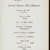 DINNER [held by] HAMBURG-AMERICA LINIE [at] SS FURST BISMARCK (SS;)