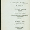 DINNER [held by] HAMBURG-AMERIKA LINIE [at] SS FURST BISMARCK (SS;)