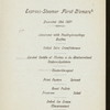 DINNER [held by] HAMBURG-AMERIKA LINIE [at] SS FURST BISMARCK (SS;)