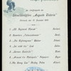 DINNER [held by] HAMBURG-AMERIKA LINIE [at] SS AUGUSTE VICTORIA (SS)