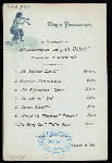 DINNER [held by] HAMBURG-AMERIKA LINIE [at] SS AUGUSTE VICTORIA (SS)