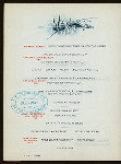 DINNER TENDERED TO MAJ-GEN FRANCIS VINTON GREENE [held by] GE0RGE W. ELKINS [at] HOTEL FLANDERS (HOTEL;)