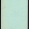 DINNER; [held by] BALMORAL HOTEL [at] LENOX AVE. 113 & 114 STREET.NY (HOTEL;)