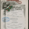 CHRISTMAS DINNER [held by] PINE FOREST INN [at] "SOMMERVILLE, S.C." (HOTEL;)
