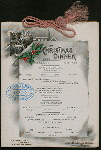 CHRISTMAS DINNER [held by] PINE FOREST INN [at] "SOMMERVILLE, S.C." (HOTEL;)