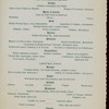 CHRISTMAS DINNER [held by] VENDOME HOTEL [at] NY (HOTEL;)