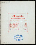 CHRISTMAS DINNER [held by] VENDOME HOTEL [at] NY (HOTEL;)