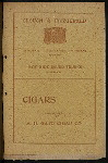 BEEFSTEAK DINNER [held by] BROTHERHOOD OF COMMERCIAL TRAVELERS [at] "WALTER D.GILMAN'S, BROOKLYLN, NY" (REST;)