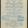 BREAKFAST [held by] FIFTH AVENUE HOTEL [at] "MADISON SQUARE, NY" (HOTEL;)