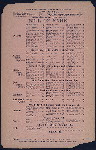 BILL OF FARE [held by] SILSBE & SON OYSTER & CHOP HOUSE [at] 203-5 SIXTH AVE. NY (REST;)