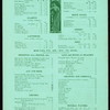 BILL OF FARE [held by] H.D. BRISTOL'S OYSTER & CHOP HOUSE [at] 362 SIXTH AVE. NY (REST;)