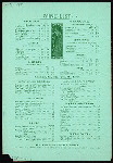 BILL OF FARE [held by] H.D. BRISTOL'S OYSTER & CHOP HOUSE [at] 362 SIXTH AVE. NY (REST;)