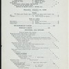 BILL OF FARE [held by] WHITE'S DINING ROOMS [at] "NEW YORK, NY" (REST;)