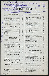 BILL OF FARE [held by] EASTERN HOTEL [at] "NEW YORK, NY" (HOTEL;)