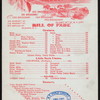 BILL OF FARE [held by] CHILD'S LUNCH ROOMS [at] NY & NJ (REST;)
