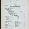 BREAKFAST; [held by] SINCLAIR HOUSE; [at] "BROADWAY & EIGHTH STREET, [NEW YORK, NY];" (HOTEL;)