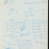 DAILY MENU [held by] CAFETERIA LUNCH [at] "57 BROAD STREET, NY" (REST;)