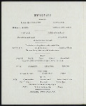 BREAKFAST [held by] NEW YORK CENTRAL & HUDSON RIVER R.R. DINING CAR SERVICE [at] EN ROUTE (RR;)