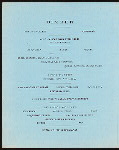DINNER [held by] NEW YORK CENTRAL & HUDSON RIVER R.R. DINING CAR SERVICE [at] EN ROUTE (RR;)