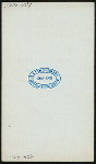 WEDDING(?) [held by] WITKOWSKY - GOLDSMITH [at] "GRAND PACIFIC HOTEL, CHICAGO, IL" (HOTEL;)