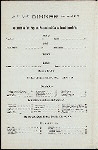 DINNER [held by] ST. NICHOLAS HOTEL [at] "WASHINGTON PLACE AND MERCER STREET, [NY]" (HOTEL;)