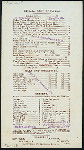 DAILY MENU [held by] DENNETT'S [at] "25 PARK ROW, [NY]" (REST;)