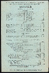 DINNER [held by] J.C. HARTMANN RESTAURANTS AND CAFE [at] "15 BROAD STREET, 1 BROADWAY, NEW YORK" (REST;)