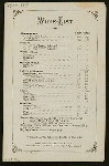 DINNER [held by] RED STAR LINE [at] SS FRIESLAND (SS;)